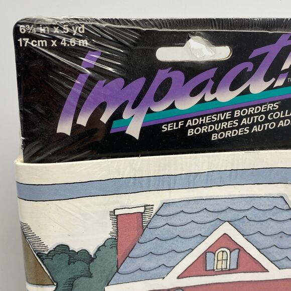 New Lot 3 IMPACT Self Adhesive 5 Yard Wallpaper Border Country Bakery TTCS1006B - Picture 5 of 8